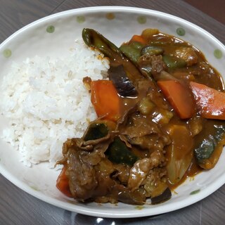 我が家の夏野菜カレー